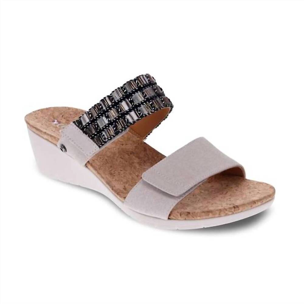 NEW REVERE women's sorrento sandals in pebble
